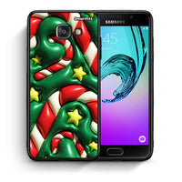 Thumbnail for Θήκη Samsung A5 2017 Christmas Bubbles από τη Smartfits με σχέδιο στο πίσω μέρος και μαύρο περίβλημα | Samsung A5 2017 Christmas Bubbles case with colorful back and black bezels