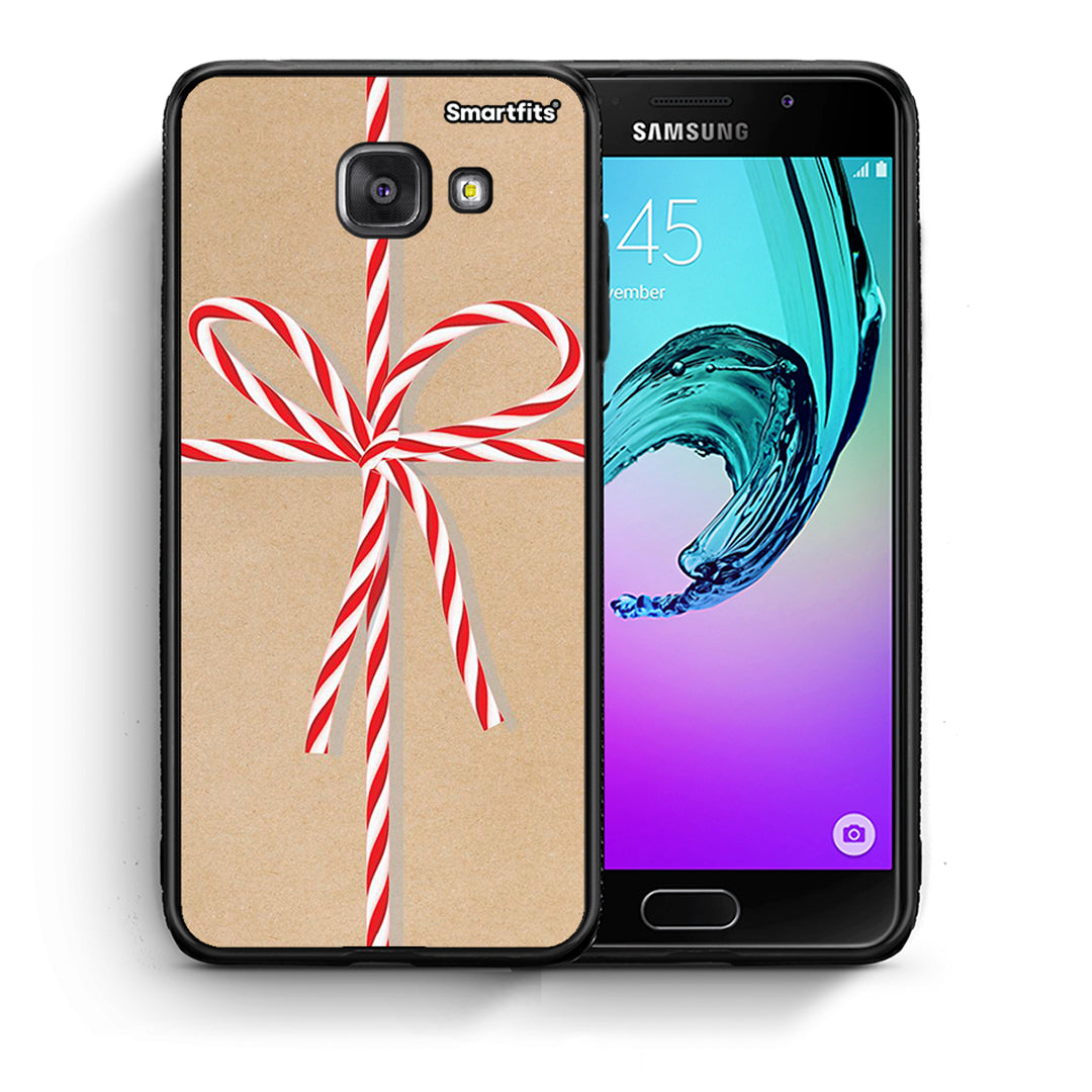 Θήκη Samsung A5 2017 Christmas Gift από τη Smartfits με σχέδιο στο πίσω μέρος και μαύρο περίβλημα | Samsung A5 2017 Christmas Gift case with colorful back and black bezels