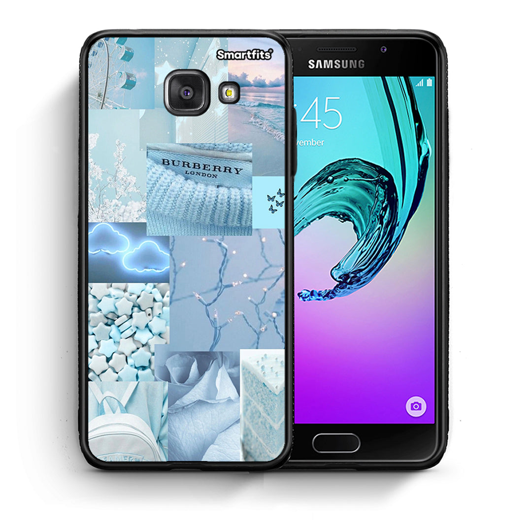 Θήκη Samsung A5 2017 Ciel Aesthetic Collage από τη Smartfits με σχέδιο στο πίσω μέρος και μαύρο περίβλημα | Samsung A5 2017 Ciel Aesthetic Collage case with colorful back and black bezels