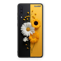 Thumbnail for samsung a50 Yellow Daisies θήκη από τη Smartfits με σχέδιο στο πίσω μέρος και μαύρο περίβλημα | Smartphone case with colorful back and black bezels by Smartfits