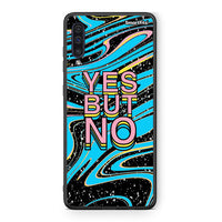 Thumbnail for samsung a50 Yes But No θήκη από τη Smartfits με σχέδιο στο πίσω μέρος και μαύρο περίβλημα | Smartphone case with colorful back and black bezels by Smartfits