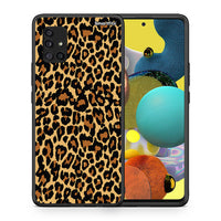 Thumbnail for Θήκη Samsung Galaxy A51 5G Leopard Animal από τη Smartfits με σχέδιο στο πίσω μέρος και μαύρο περίβλημα | Samsung Galaxy A51 5G Leopard Animal case with colorful back and black bezels