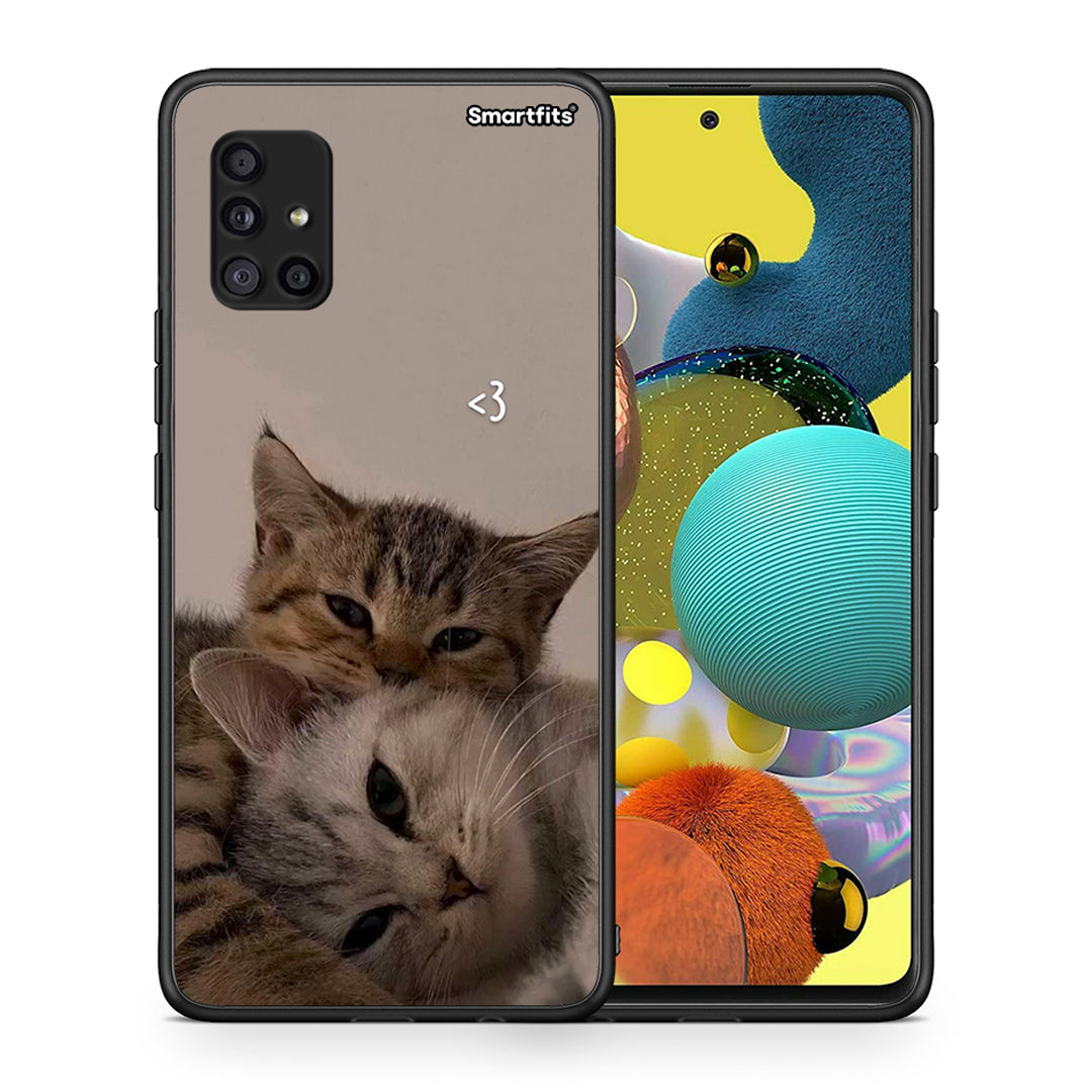 Cats In Love - Samsung Galaxy A51 5G θήκη