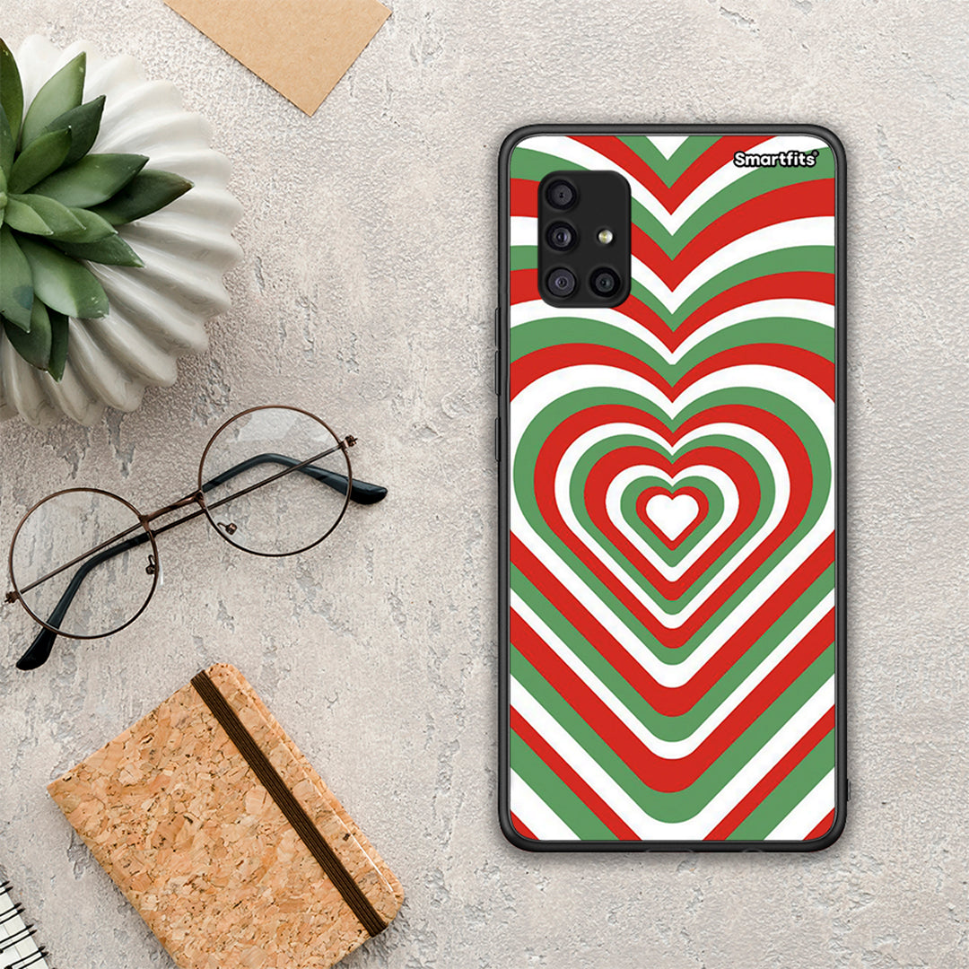 Christmas Hearts - Samsung Galaxy A51 5G θήκη