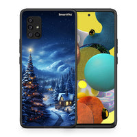 Thumbnail for Θήκη Samsung Galaxy A51 5G Christmas Scenery από τη Smartfits με σχέδιο στο πίσω μέρος και μαύρο περίβλημα | Samsung Galaxy A51 5G Christmas Scenery case with colorful back and black bezels