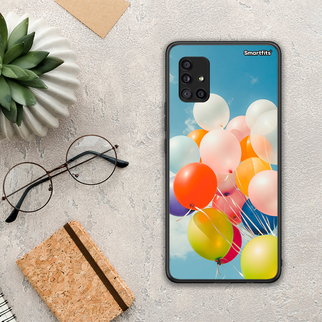 Colorful Balloons - Samsung Galaxy A51 5G θήκη