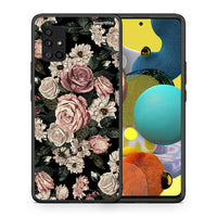 Thumbnail for Θήκη Samsung Galaxy A51 5G Wild Roses Flower από τη Smartfits με σχέδιο στο πίσω μέρος και μαύρο περίβλημα | Samsung Galaxy A51 5G Wild Roses Flower case with colorful back and black bezels