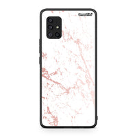 Thumbnail for 116 - Samsung Galaxy A51 5G Pink Splash Marble case, cover, bumper