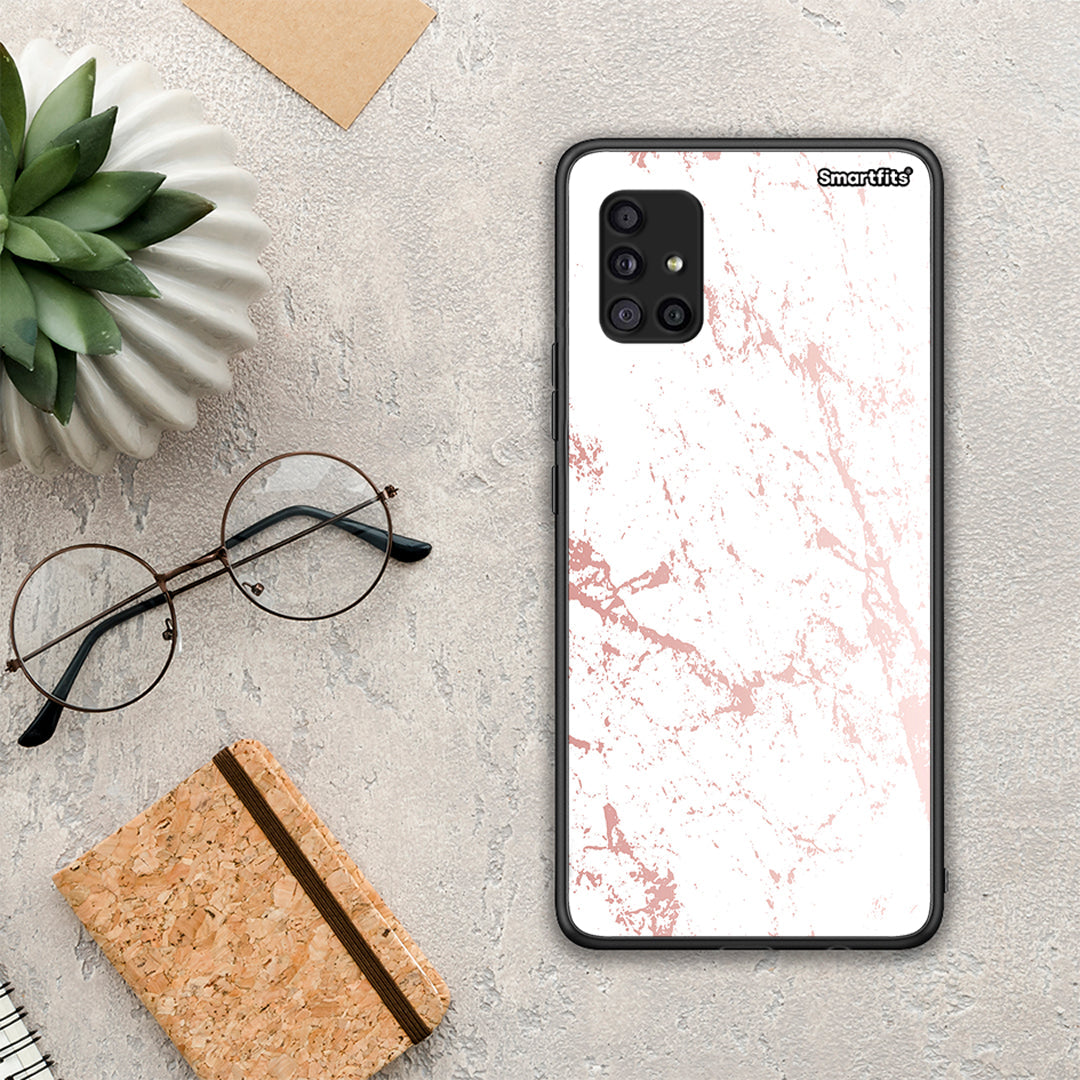 Marble Pink Splash - Samsung Galaxy A51 5G θήκη