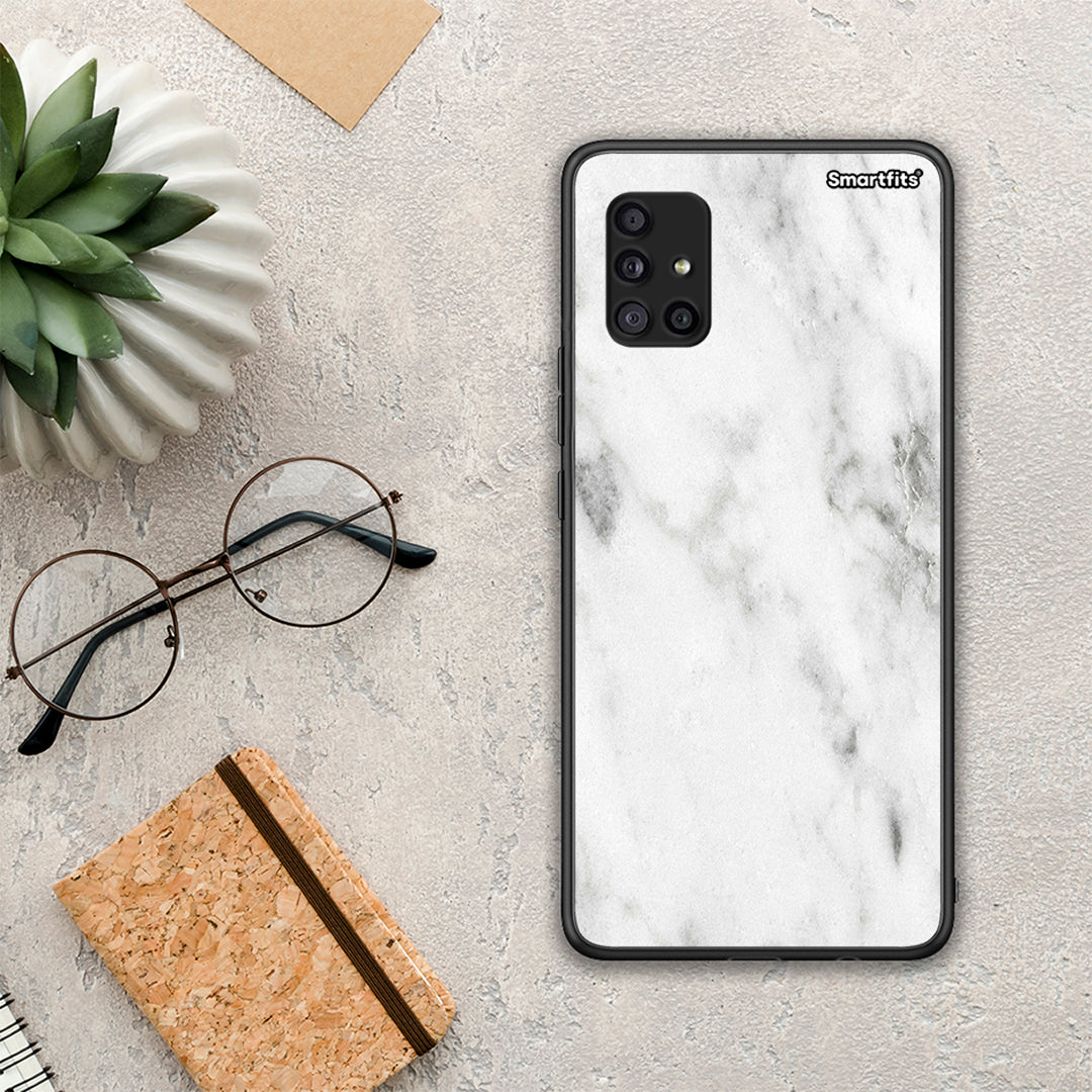 Marble White - Samsung Galaxy A51 5G θήκη