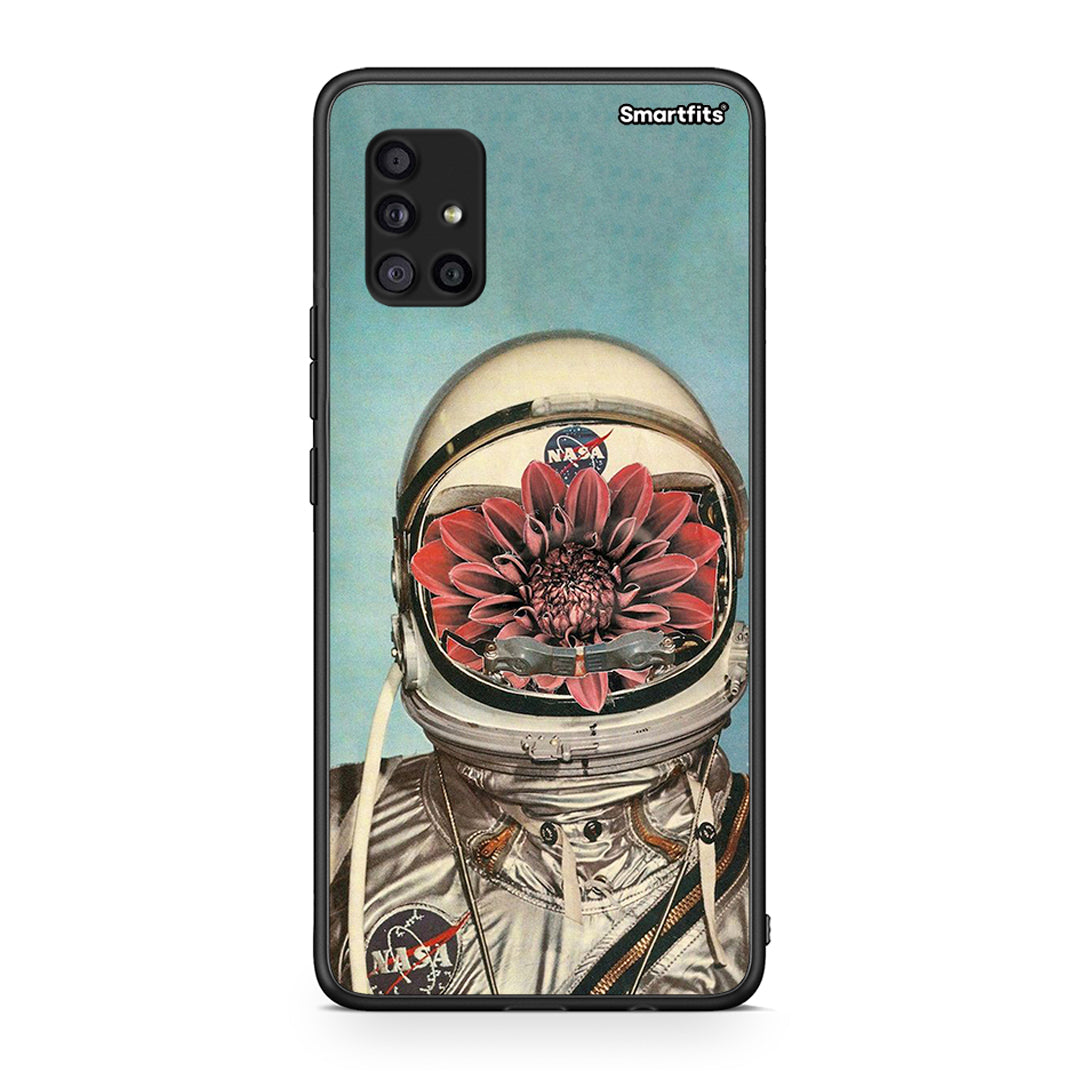 Samsung Galaxy A51 5G Nasa Bloom θήκη από τη Smartfits με σχέδιο στο πίσω μέρος και μαύρο περίβλημα | Smartphone case with colorful back and black bezels by Smartfits