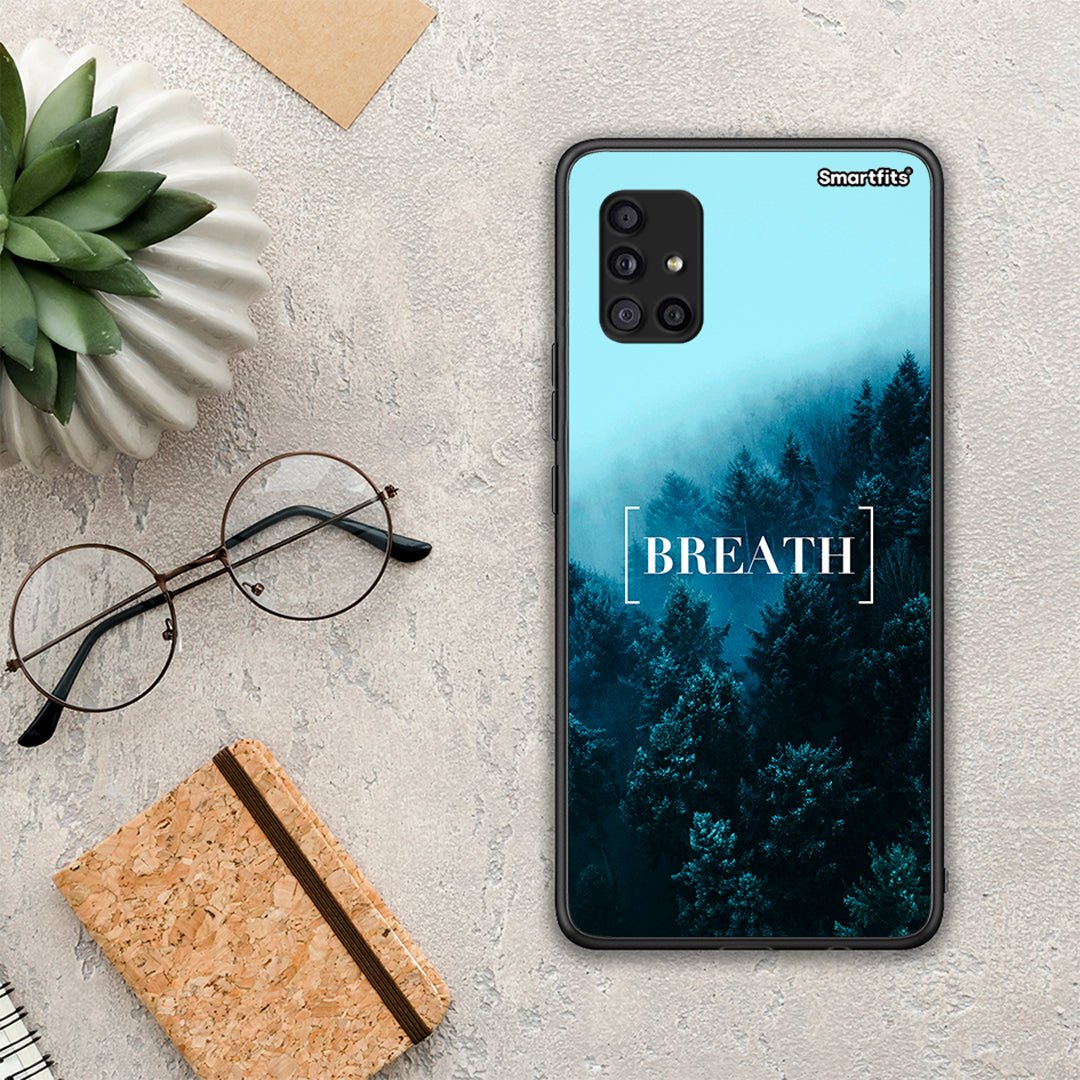 Quote Breath - Samsung Galaxy A51 5G θήκη