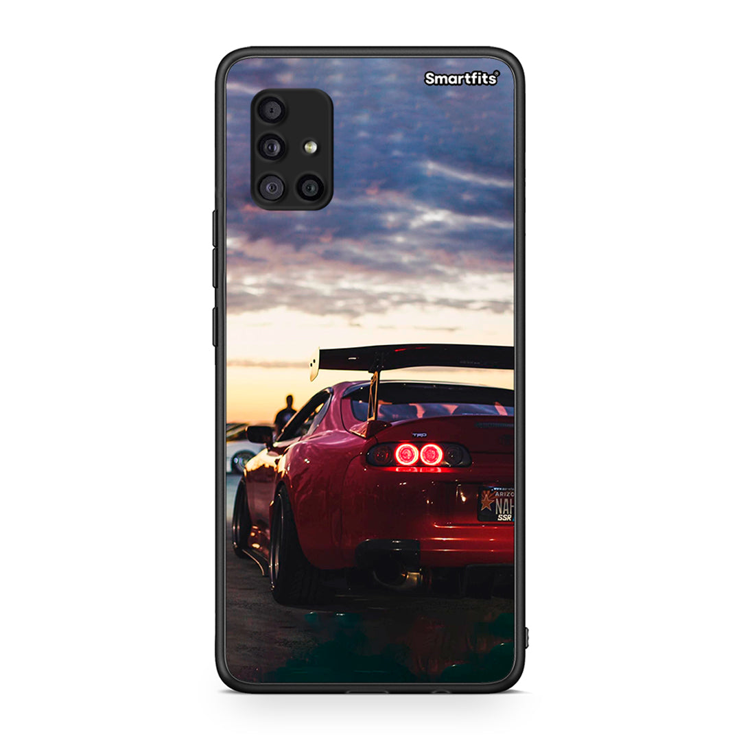 Samsung Galaxy A51 5G Racing Supra θήκη από τη Smartfits με σχέδιο στο πίσω μέρος και μαύρο περίβλημα | Smartphone case with colorful back and black bezels by Smartfits