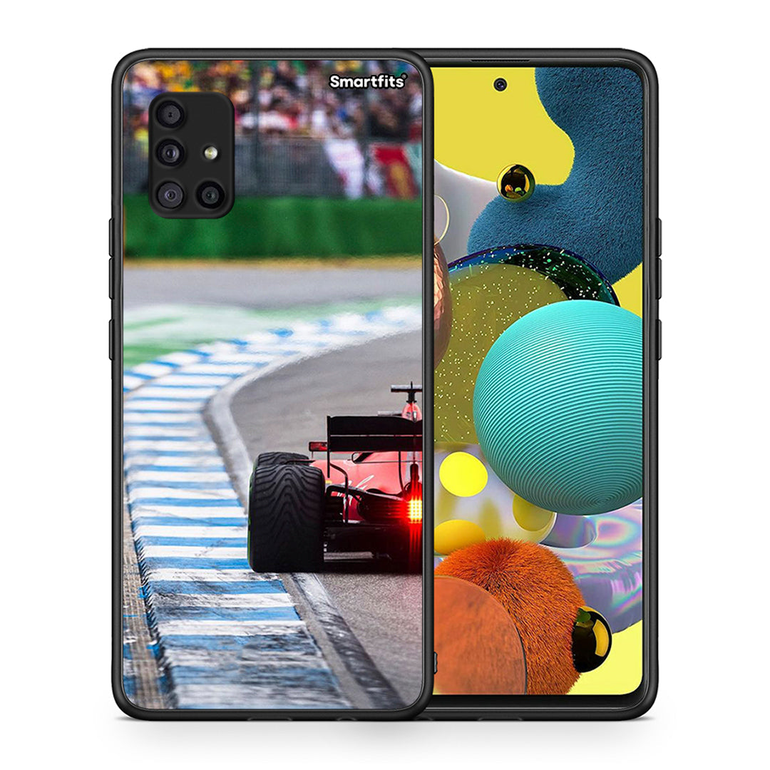 Θήκη Samsung Galaxy A51 5G Racing Vibes από τη Smartfits με σχέδιο στο πίσω μέρος και μαύρο περίβλημα | Samsung Galaxy A51 5G Racing Vibes case with colorful back and black bezels