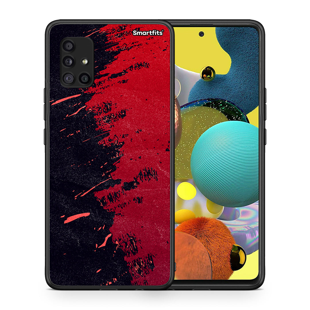 Red Paint - Samsung Galaxy A51 5G θήκη