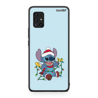 Thumbnail for Samsung Galaxy A51 5G Santa Stich θήκη από τη Smartfits με σχέδιο στο πίσω μέρος και μαύρο περίβλημα | Smartphone case with colorful back and black bezels by Smartfits