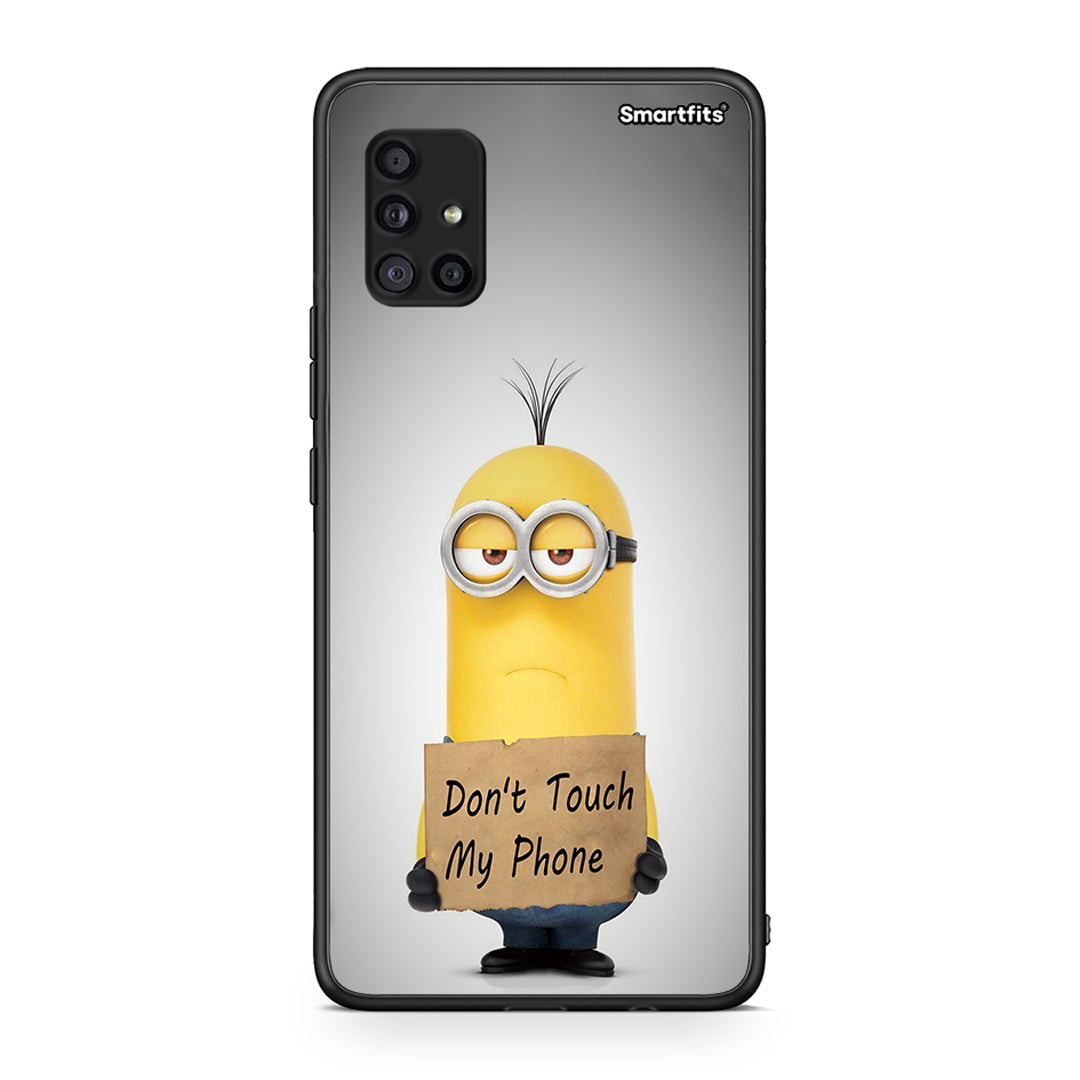 4 - Samsung Galaxy A51 5G Minion Text case, cover, bumper