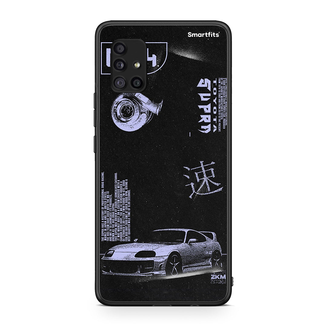 Samsung Galaxy A51 5G Tokyo Drift Θήκη Αγίου Βαλεντίνου από τη Smartfits με σχέδιο στο πίσω μέρος και μαύρο περίβλημα | Smartphone case with colorful back and black bezels by Smartfits