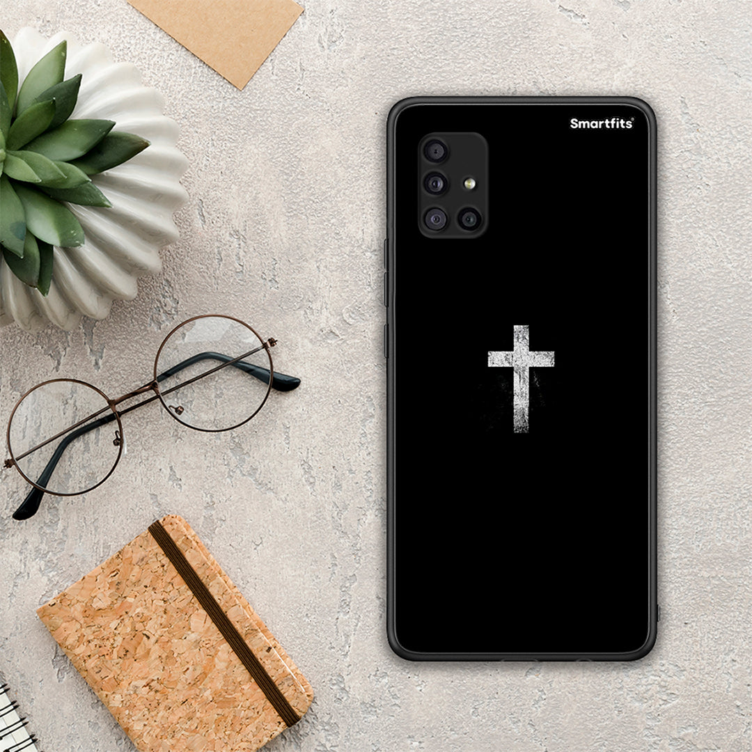 White Cross - Samsung Galaxy A51 5G θήκη