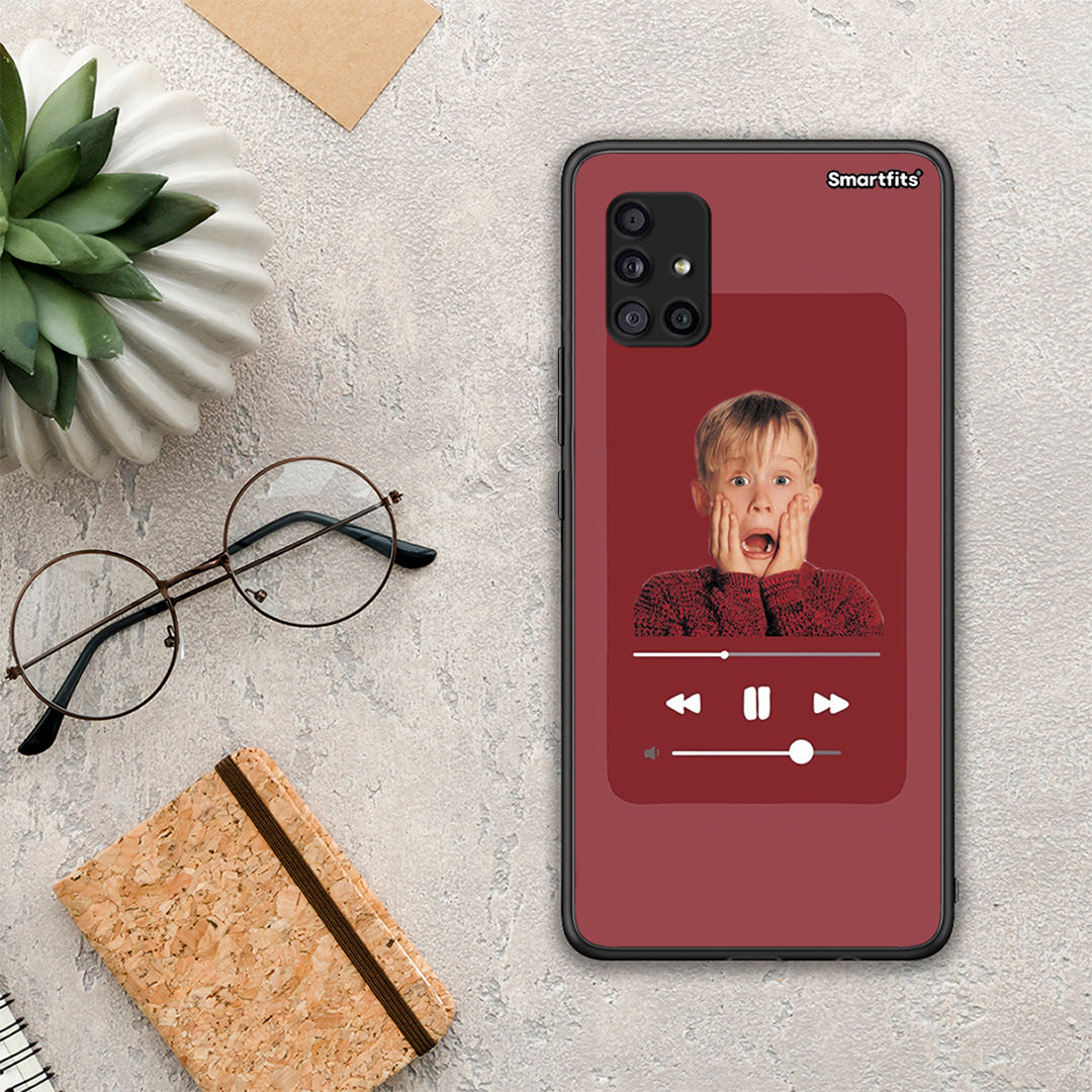 Xmas Alone Music - Samsung Galaxy A51 5G θήκη
