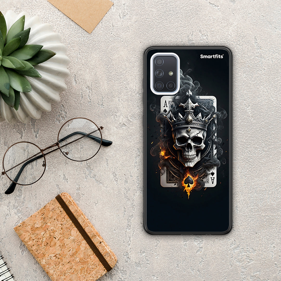 Skull King Ace - Samsung Galaxy A51 θήκη