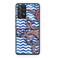 Thumbnail for Samsung Galaxy A52 Chevron Devilfish θήκη από τη Smartfits με σχέδιο στο πίσω μέρος και μαύρο περίβλημα | Smartphone case with colorful back and black bezels by Smartfits