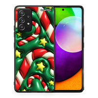 Thumbnail for Θήκη Samsung Galaxy A52 Christmas Bubbles από τη Smartfits με σχέδιο στο πίσω μέρος και μαύρο περίβλημα | Samsung Galaxy A52 Christmas Bubbles case with colorful back and black bezels