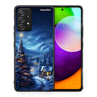 Thumbnail for Θήκη Samsung Galaxy A52 Christmas Scenery από τη Smartfits με σχέδιο στο πίσω μέρος και μαύρο περίβλημα | Samsung Galaxy A52 Christmas Scenery case with colorful back and black bezels