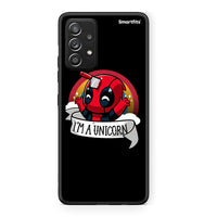 Thumbnail for Samsung Galaxy A52 Unicorn Deadpool θήκη από τη Smartfits με σχέδιο στο πίσω μέρος και μαύρο περίβλημα | Smartphone case with colorful back and black bezels by Smartfits