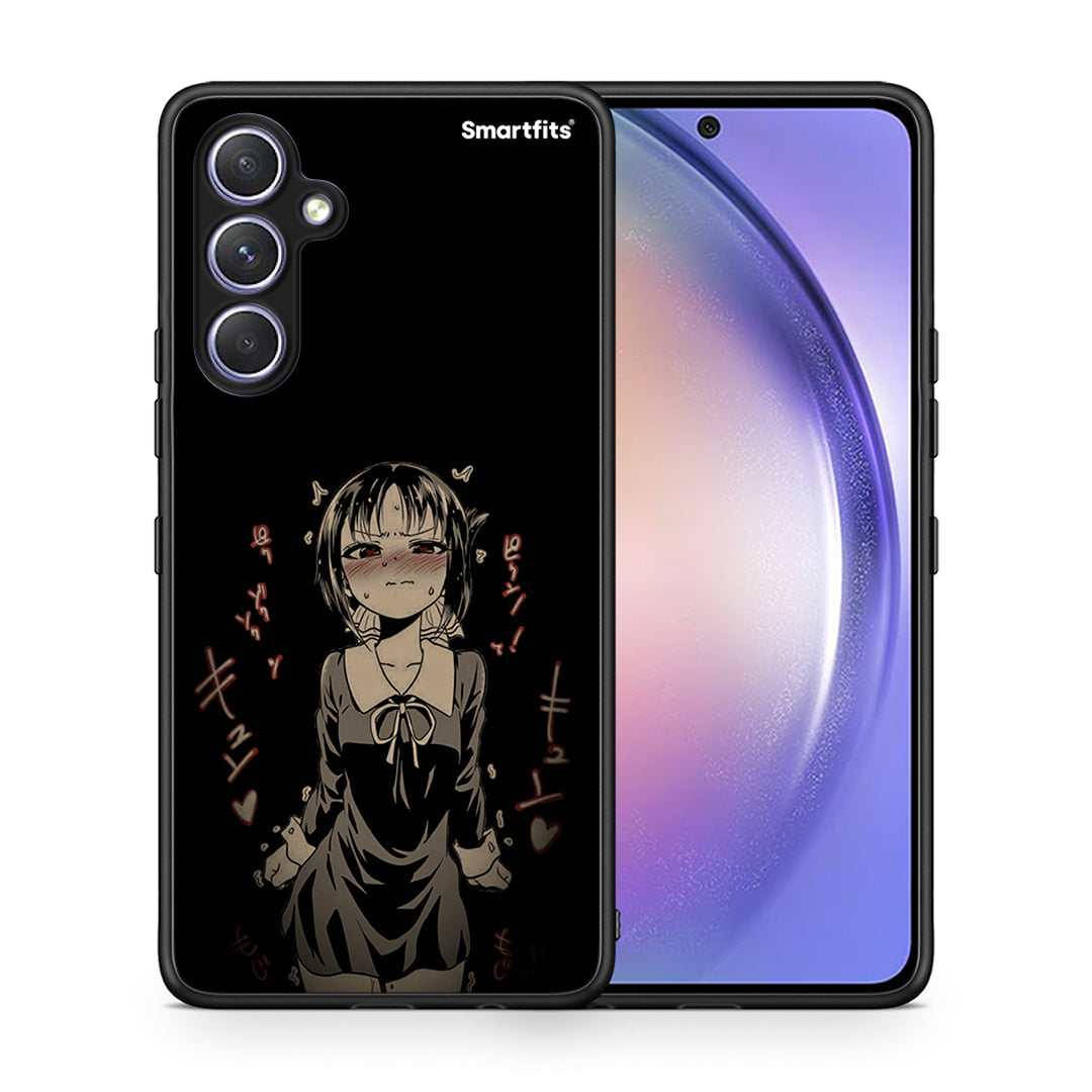 Θήκη Samsung Galaxy A54 Anime Girl από τη Smartfits με σχέδιο στο πίσω μέρος και μαύρο περίβλημα | Samsung Galaxy A54 Anime Girl Case with Colorful Back and Black Bezels