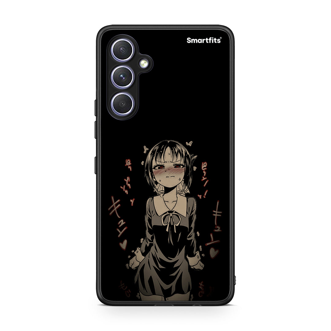 Θήκη Samsung Galaxy A54 Anime Girl από τη Smartfits με σχέδιο στο πίσω μέρος και μαύρο περίβλημα | Samsung Galaxy A54 Anime Girl Case with Colorful Back and Black Bezels