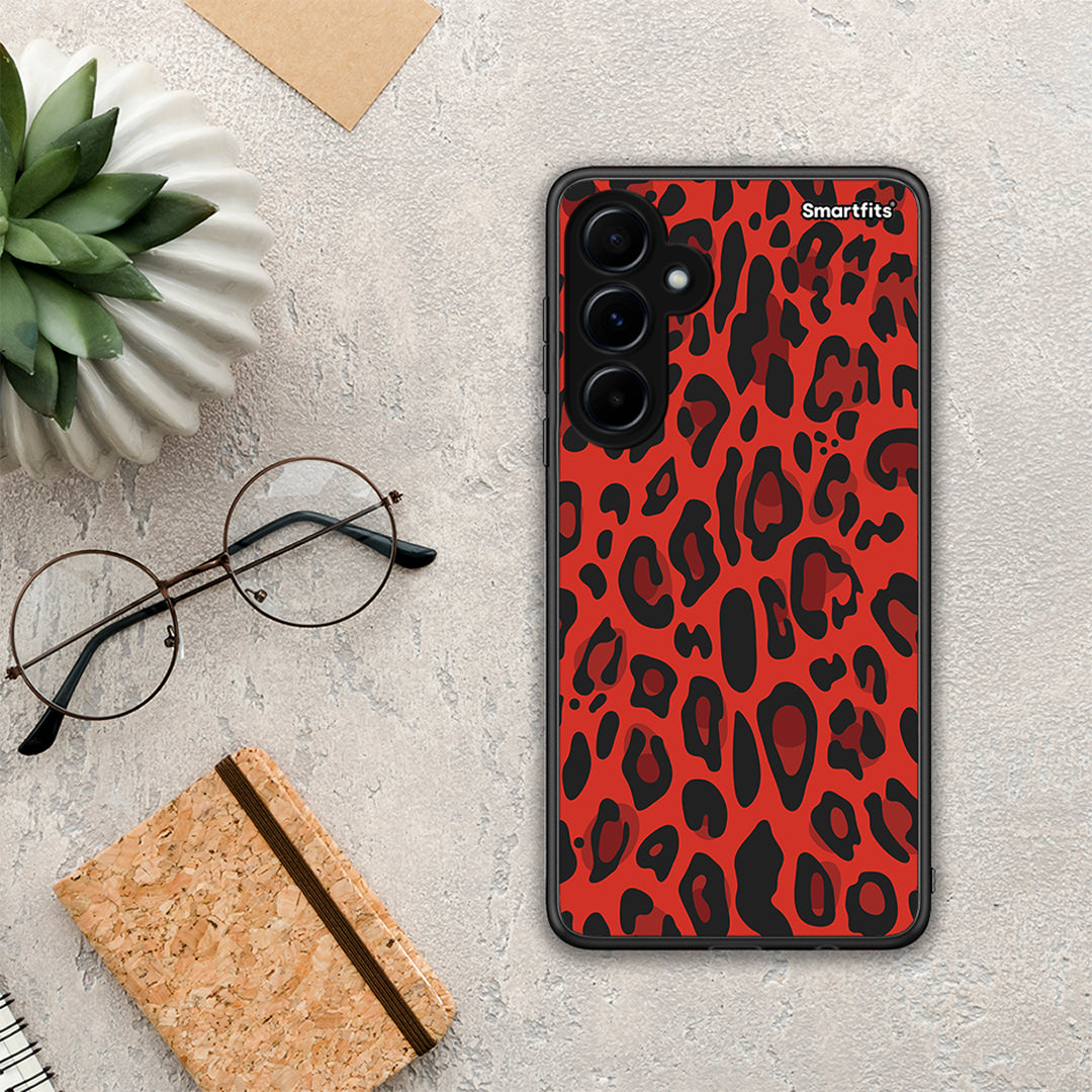 Animal Red Leopard - Samsung Galaxy A55 case