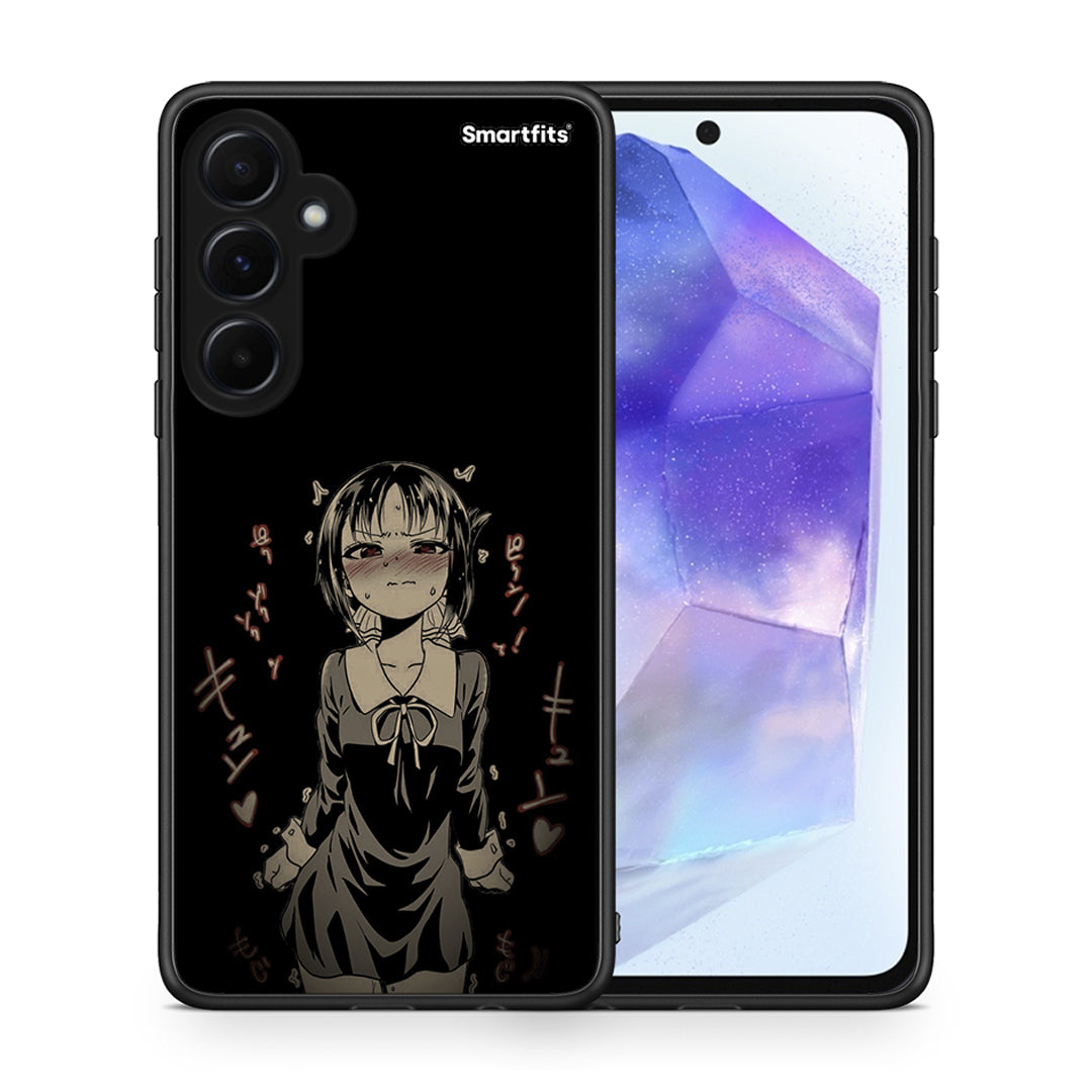 Θήκη Samsung Galaxy A55 Anime Girl από τη Smartfits με σχέδιο στο πίσω μέρος και μαύρο περίβλημα | Samsung Galaxy A55 Anime Girl case with colorful back and black bezels