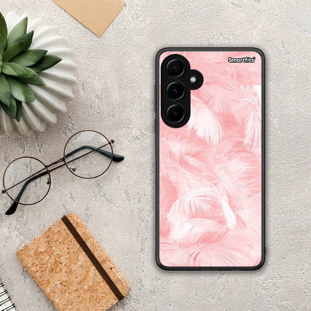 Boho Pink Feather - Samsung Galaxy A55 case