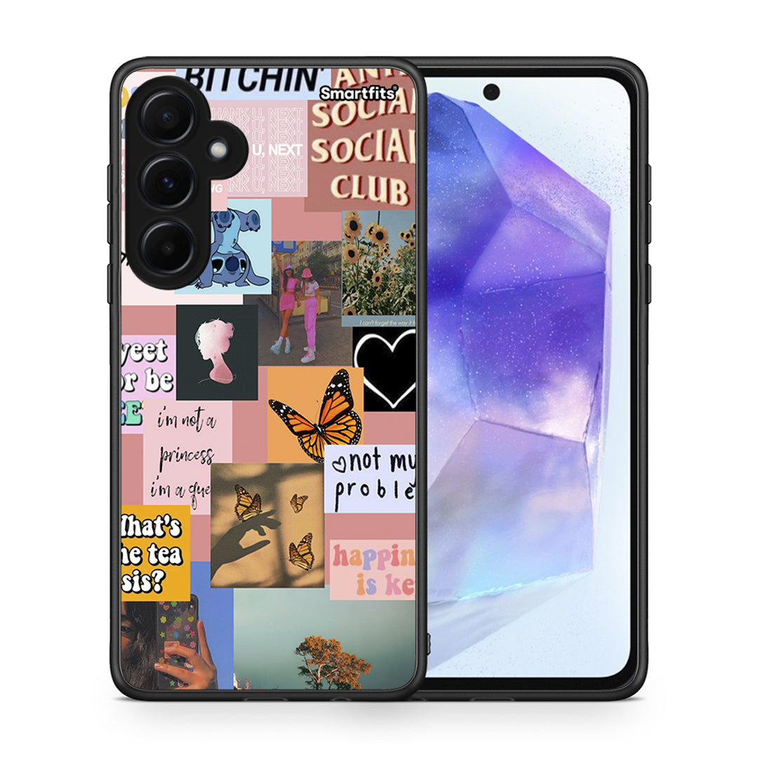 Collage Bitchin - Samsung Galaxy A55 case