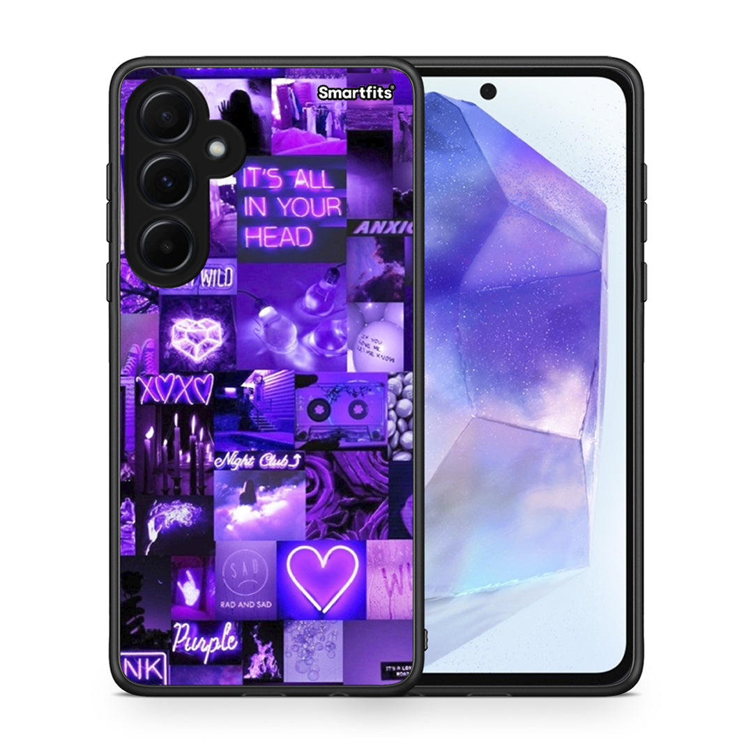 Collage Stay Wild - Samsung Galaxy A55 case