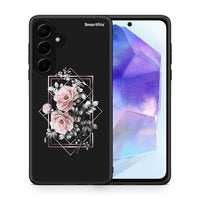 Thumbnail for Θήκη Samsung Galaxy A55 Frame Flower από τη Smartfits με σχέδιο στο πίσω μέρος και μαύρο περίβλημα | Samsung Galaxy A55 Frame Flower case with colorful back and black bezels