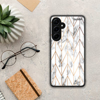 Thumbnail for Marble Gold Geometric - Samsung Galaxy A55 case