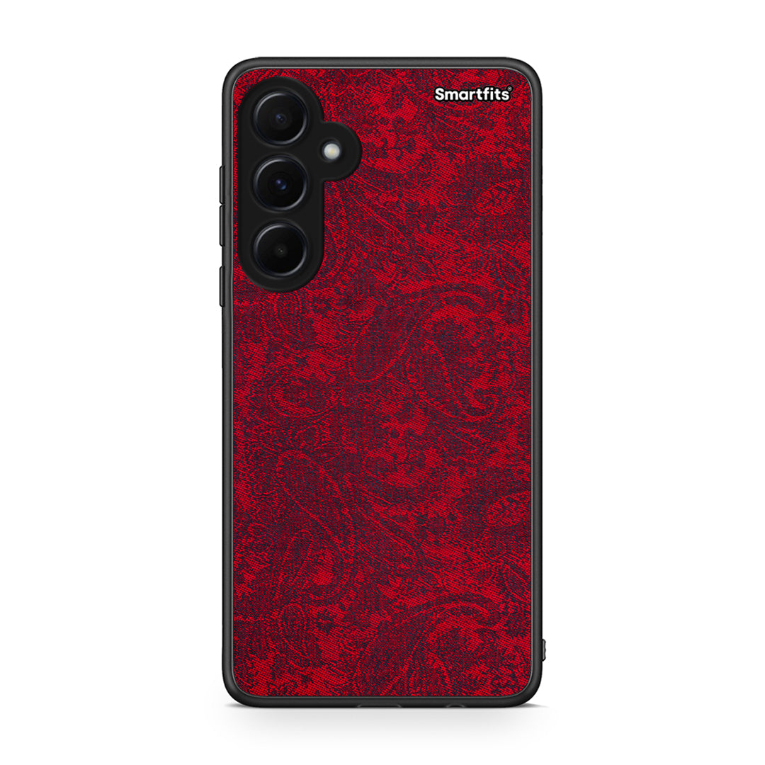 Samsung Galaxy A55 Paisley Cashmere θήκη από τη Smartfits με σχέδιο στο πίσω μέρος και μαύρο περίβλημα | Smartphone case with colorful back and black bezels by Smartfits