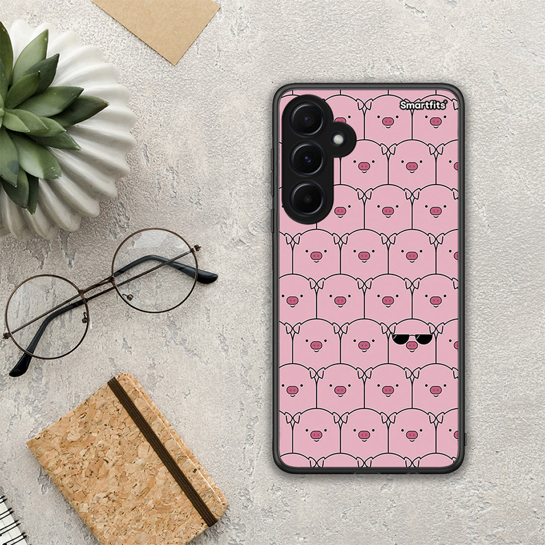 Pig Glasses - Samsung Galaxy A55 case