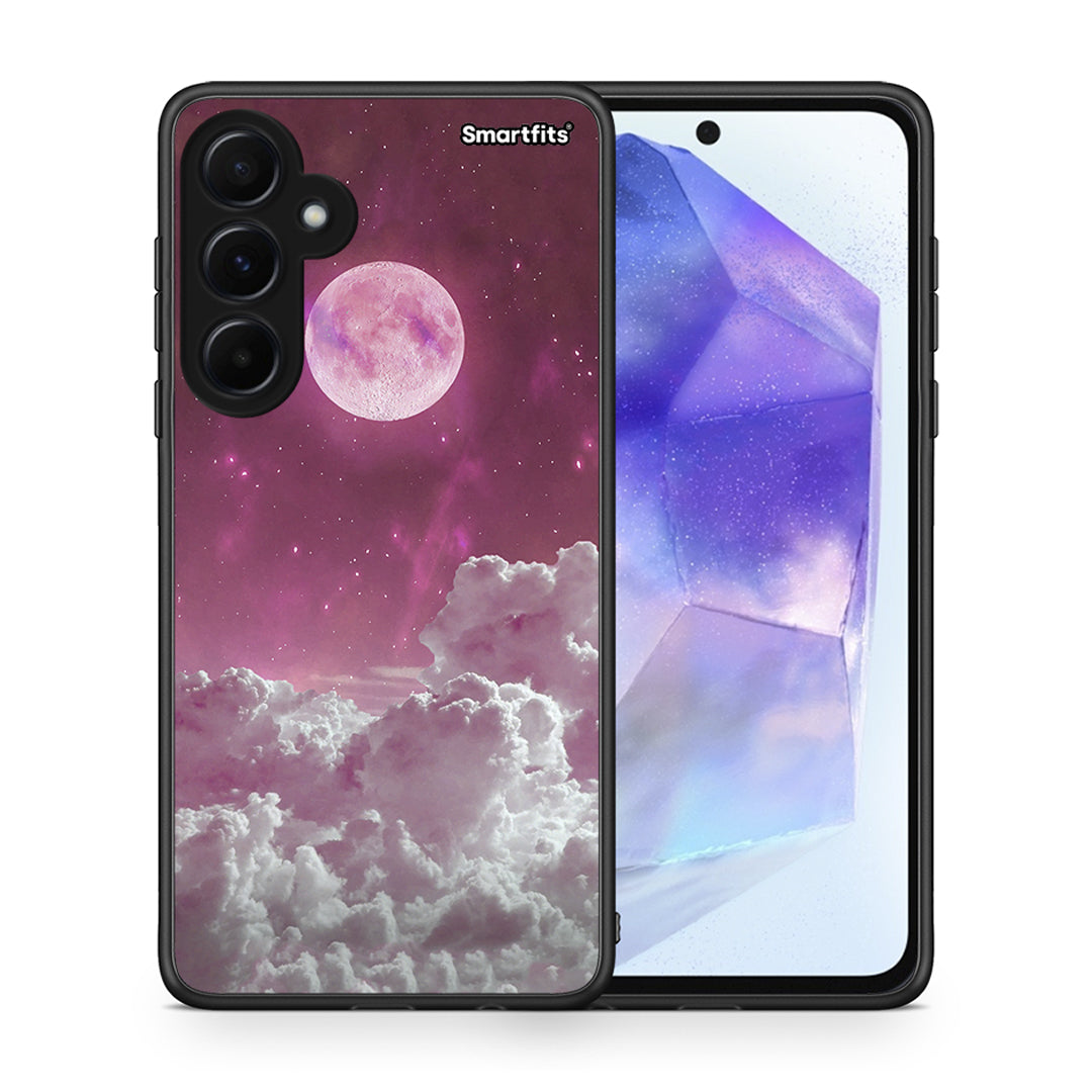 Pink Moon - Samsung Galaxy A55 case