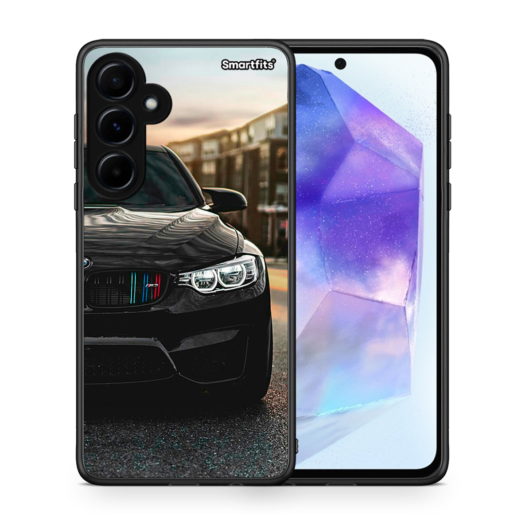 Θήκη Samsung Galaxy A55 M3 Racing από τη Smartfits με σχέδιο στο πίσω μέρος και μαύρο περίβλημα | Samsung Galaxy A55 M3 Racing case with colorful back and black bezels