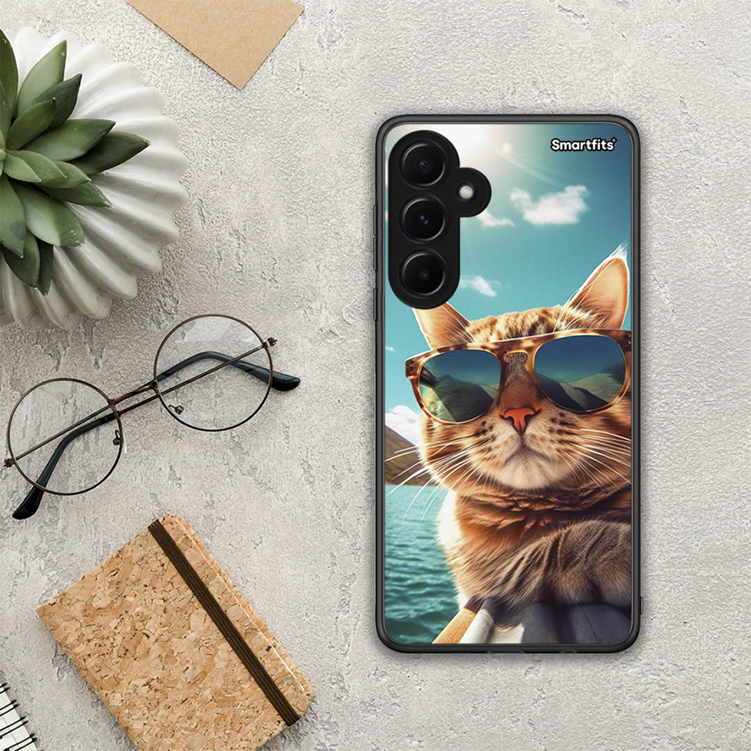 Summer Cat - Samsung Galaxy A55 case