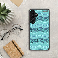 Thumbnail for Swimming Dolphins - Samsung Galaxy A55 case