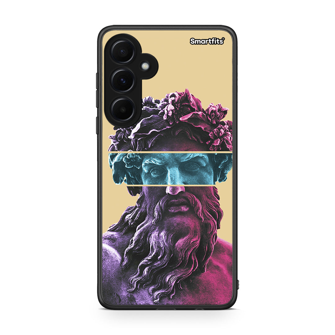 Samsung Galaxy A55 Zeus Art Θήκη Αγίου Βαλεντίνου από τη Smartfits με σχέδιο στο πίσω μέρος και μαύρο περίβλημα | Smartphone case with colorful back and black bezels by Smartfits