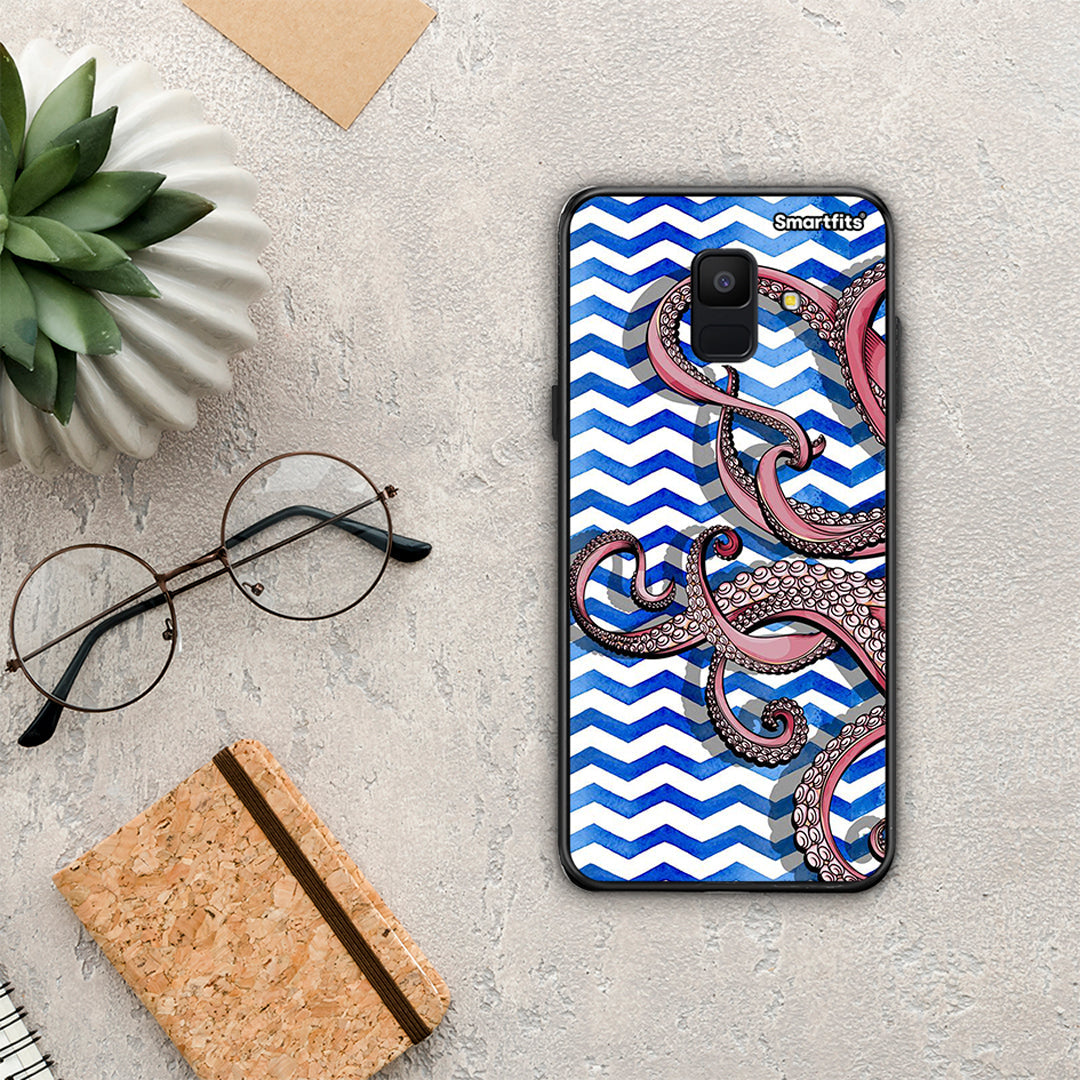 Chevron Devilfish - Samsung Galaxy A6 2018 case