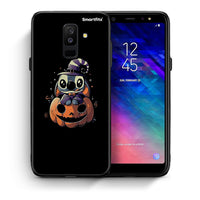 Thumbnail for Θήκη Samsung A6+ 2018 Halloween Stitch από τη Smartfits με σχέδιο στο πίσω μέρος και μαύρο περίβλημα | Samsung A6+ 2018 Halloween Stitch case with colorful back and black bezels