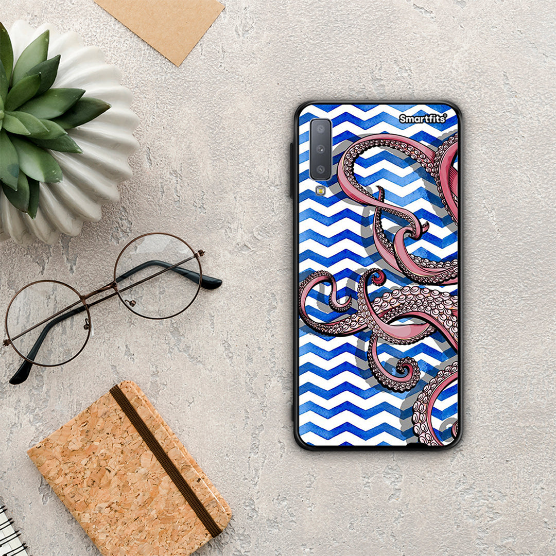 Chevron Devilfish - Samsung Galaxy A7 2018 case