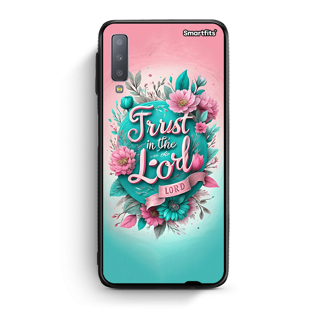 samsung A7 Lord Trust θήκη από τη Smartfits με σχέδιο στο πίσω μέρος και μαύρο περίβλημα | Smartphone case with colorful back and black bezels by Smartfits