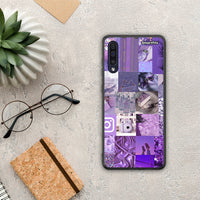 Thumbnail for Purple Aesthetic Collage - Samsung Galaxy A70 θήκη